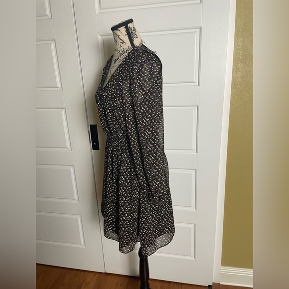 NWT Madewell Georgette Button-Front Mini Dress Adorable Ditsy XS - Picture 9 of 12